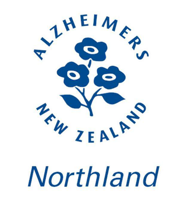 Alzheimers New Zealand Northland logo. 