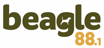 Beagle Radio 88.1 logo. 