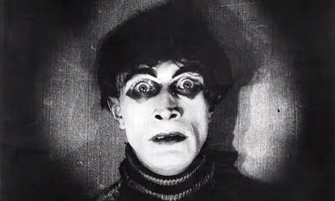 Photo fo Cesare, a character from the horror movie The Cabinet of Dr Caligari. 