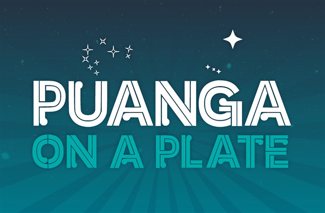 Puanga on a Plate logo creative. 