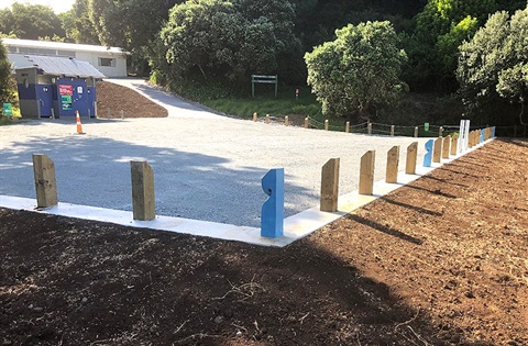 Te Whenua Tāpui o Tamaterau carpark upgrade.