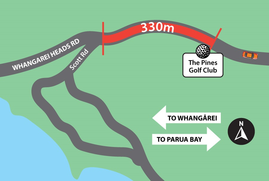 Section 1 - From Scott Road to the Pines Golf Club (330m) during November and December 2024. 