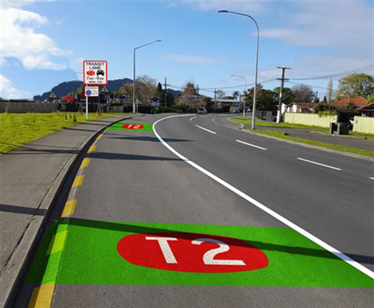 Kamo Road priority lane - Whangarei District Council