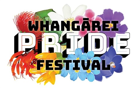 Image of Whangarei Pride Festival event logo. 