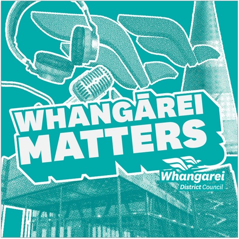 Logo for the Whangarei Matters podcast. 