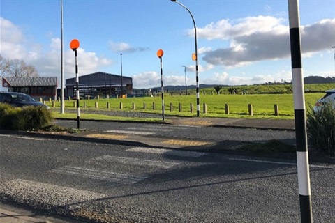 An image of Dave Culham Drive showing where improvement works will take place. 