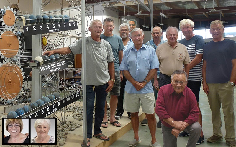 Group photo of members of the About Time team. 