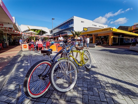 The James St Laneway in central Whangarei. 