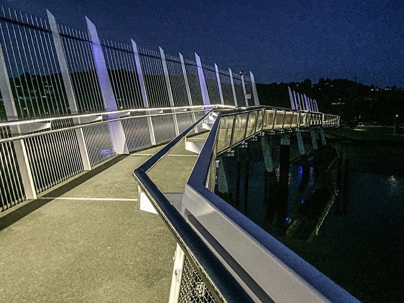 Kotuitui Whitinga river bridge on the Hātea loop. 