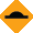 Icon for speed bumps on a map. 